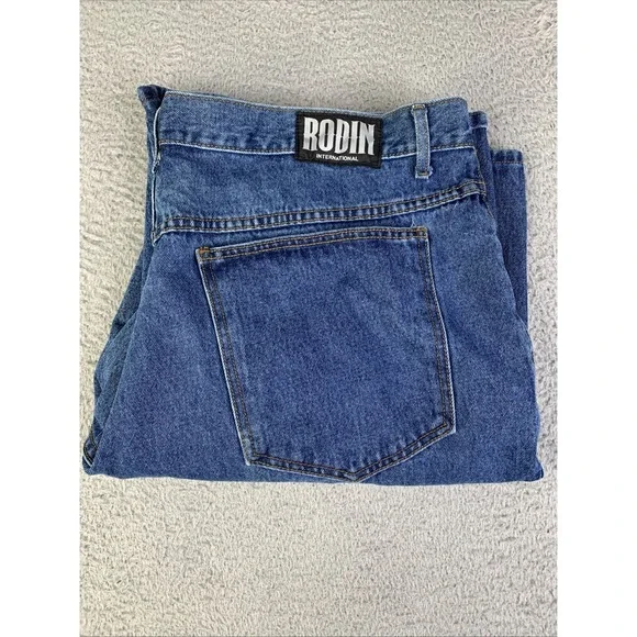 Rodin International Denim Shorts Men's 44 By Linda Rodin Made In USA - Picture 1 of 12